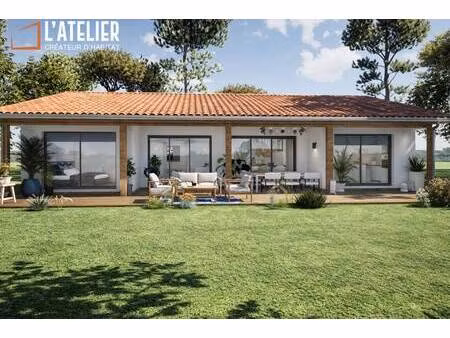 terrain avec maison neuve à vendre