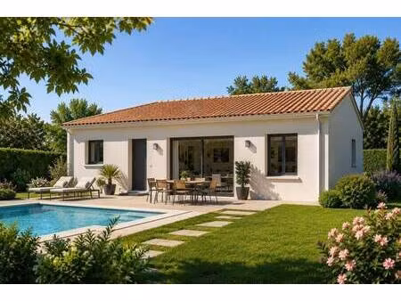 terrain avec maison neuve à vendre