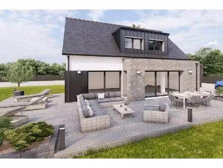 terrain avec maison neuve à vendre
