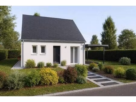 terrain avec maison neuve à vendre