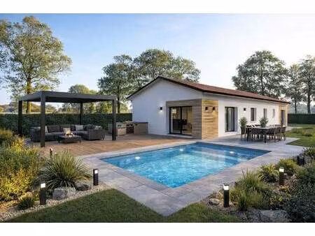 terrain avec maison neuve à vendre
