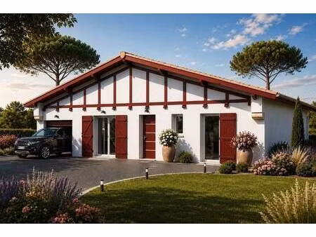 terrain avec maison neuve à vendre