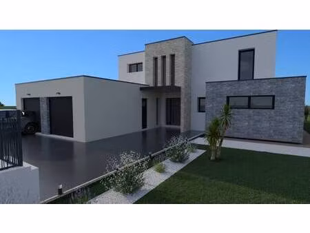 terrain avec maison neuve à vendre