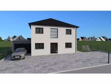 terrain avec maison neuve à vendre