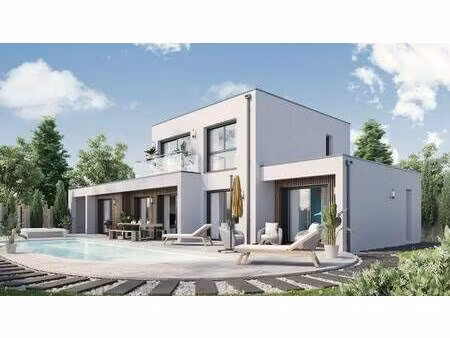 terrain avec maison neuve à vendre