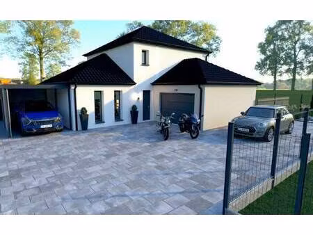 terrain avec maison neuve à vendre