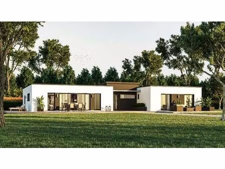 terrain avec maison neuve à vendre