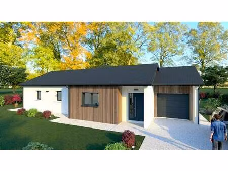 terrain avec maison neuve à vendre