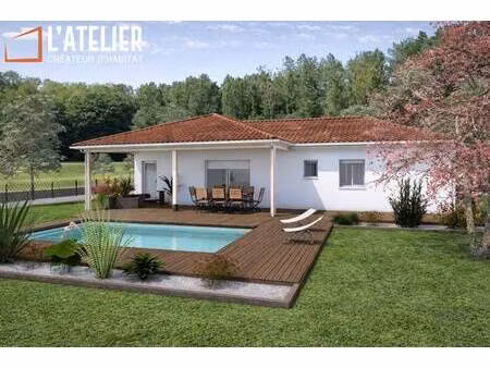terrain avec maison neuve à vendre