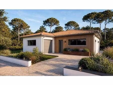 terrain avec maison neuve à vendre