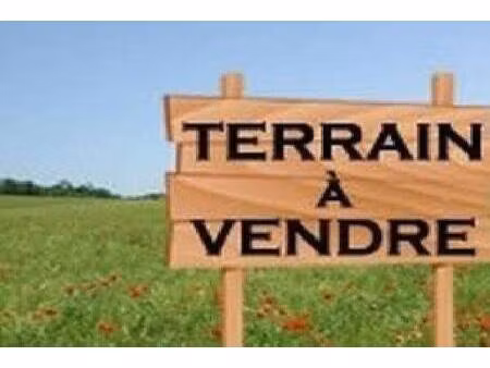terrain constructible à vendre