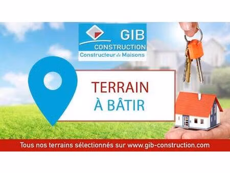 terrain constructible à vendre