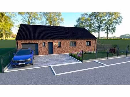 terrain avec maison neuve à vendre