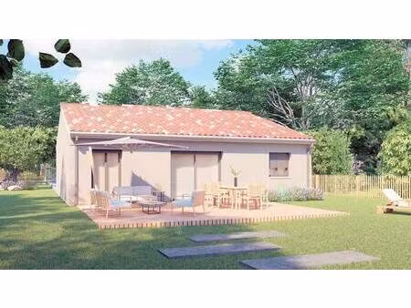 terrain avec maison neuve à vendre