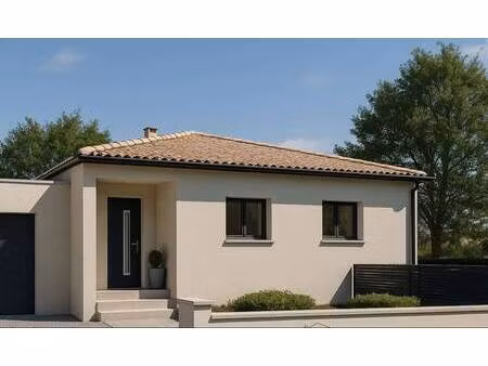 terrain avec maison neuve à vendre