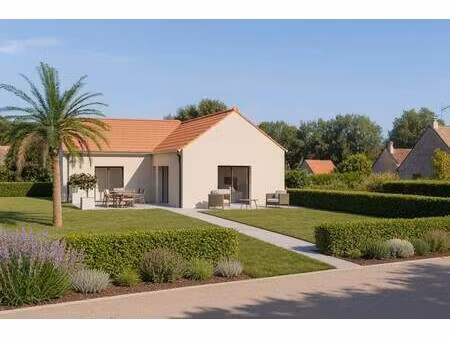 terrain avec maison neuve à vendre