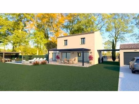 terrain avec maison neuve à vendre