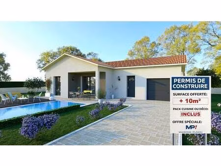 terrain avec maison neuve à vendre