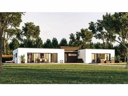 terrain avec maison neuve à vendre