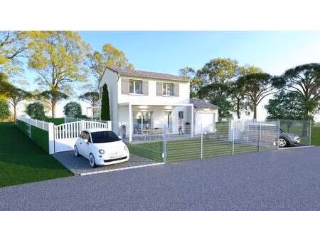 terrain avec maison neuve à vendre