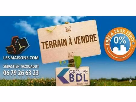 terrain constructible à vendre