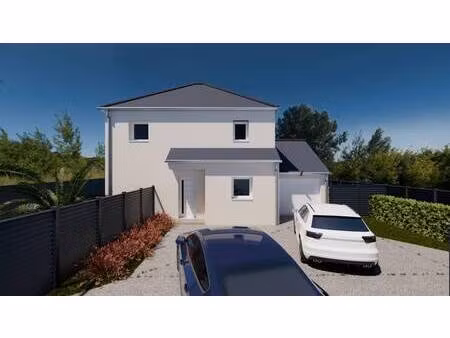 terrain avec maison neuve à vendre