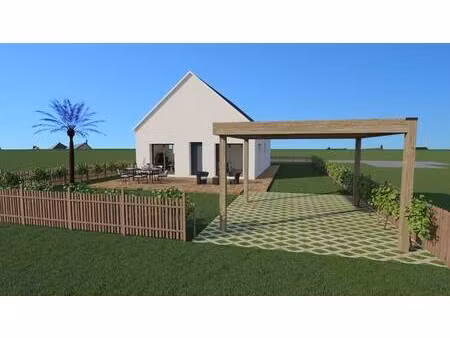 terrain avec maison neuve à vendre