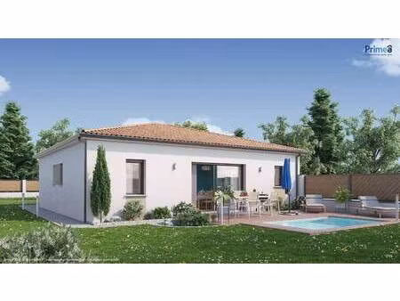 terrain avec maison neuve à vendre
