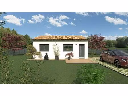 terrain avec maison neuve à vendre
