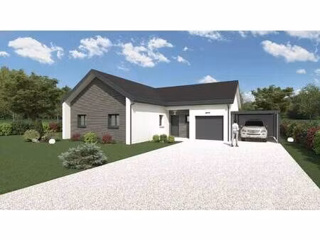 terrain avec maison neuve à vendre