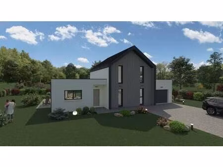 terrain avec maison neuve à vendre
