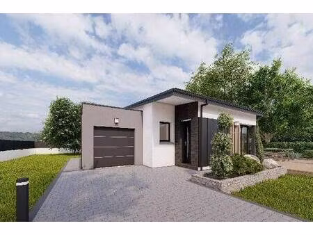 terrain avec maison neuve à vendre
