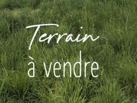 terrain constructible à vendre