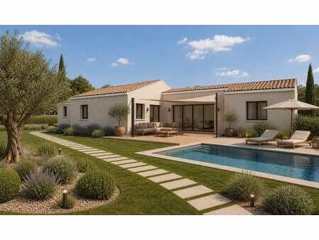 terrain avec maison neuve à vendre