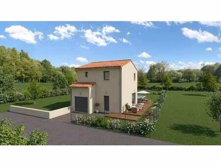terrain avec maison neuve à vendre