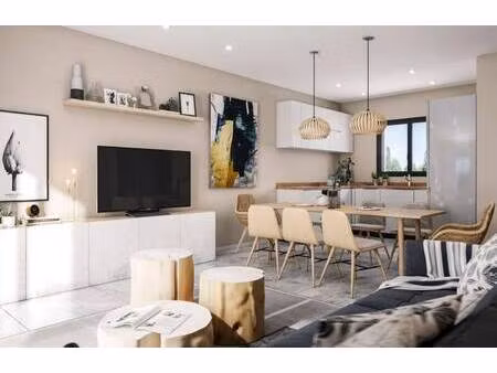 terrain avec maison neuve à vendre