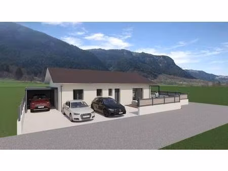 terrain avec maison neuve à vendre