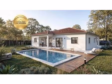 terrain avec maison neuve à vendre