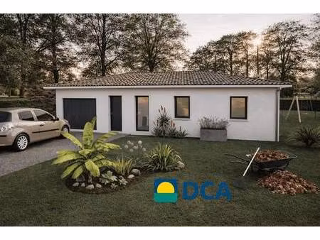 terrain avec maison neuve à vendre