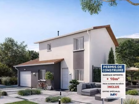 terrain avec maison neuve à vendre