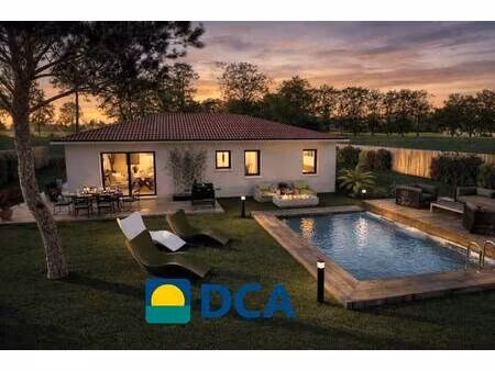 terrain avec maison neuve à vendre