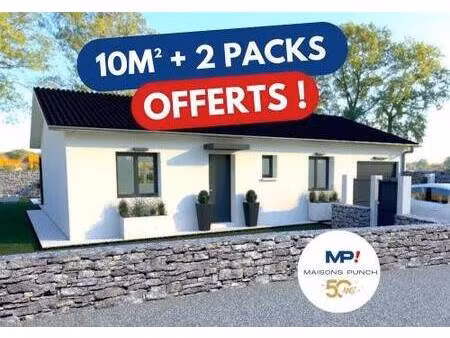 terrain avec maison neuve à vendre