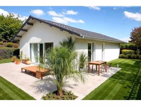 terrain avec maison neuve à vendre