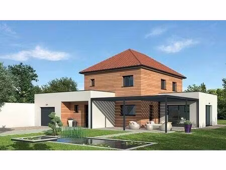 terrain avec maison neuve à vendre