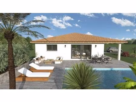 terrain avec maison neuve à vendre
