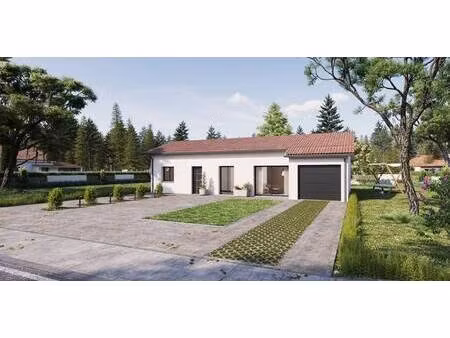 terrain avec maison neuve à vendre