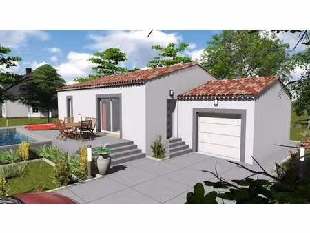 terrain avec maison neuve à vendre