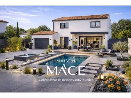 terrain avec maison neuve à vendre