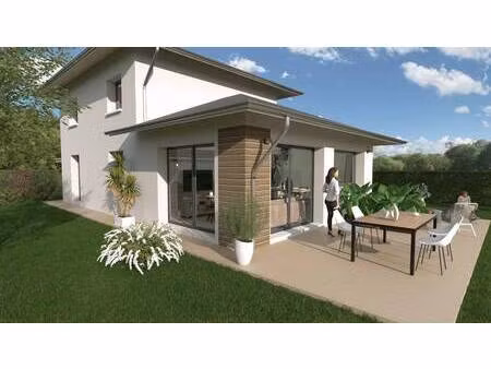 terrain avec maison neuve à vendre