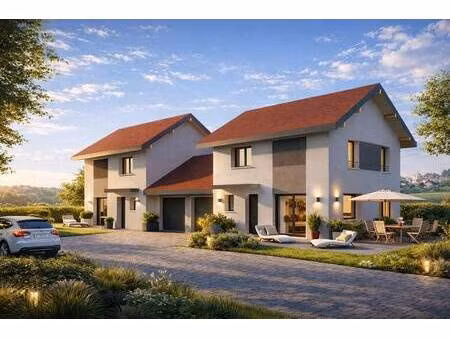 terrain avec maison neuve à vendre